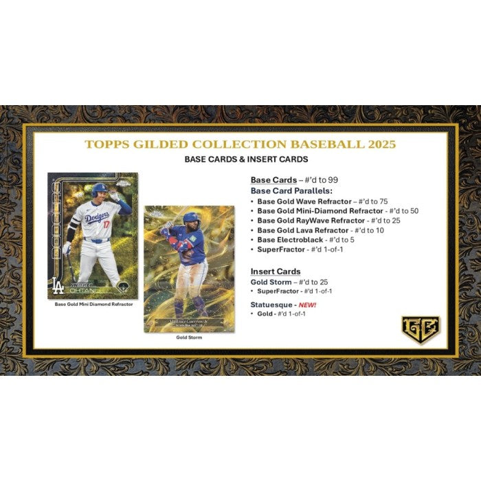 2025 Topps Gilded Collection Baseball Hobby Box