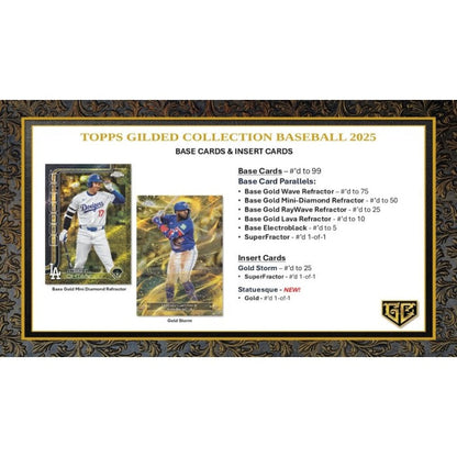 2025 Topps Gilded Collection Baseball Hobby Box