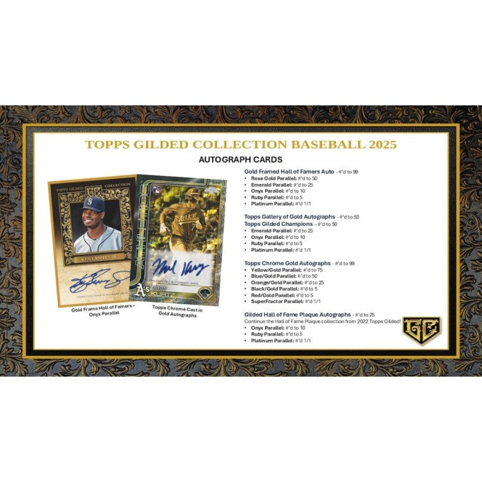 2025 Topps Gilded Collection Baseball Hobby Box