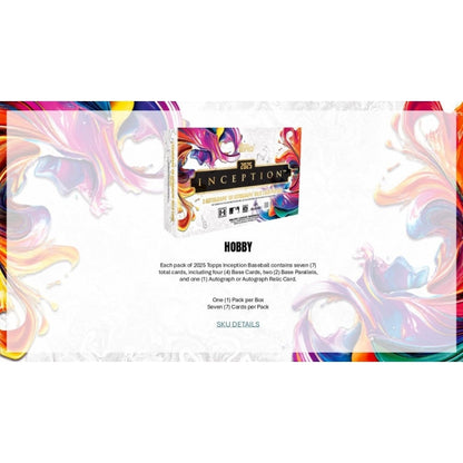 2025 Topps Inception Baseball Hobby 8-Box Case