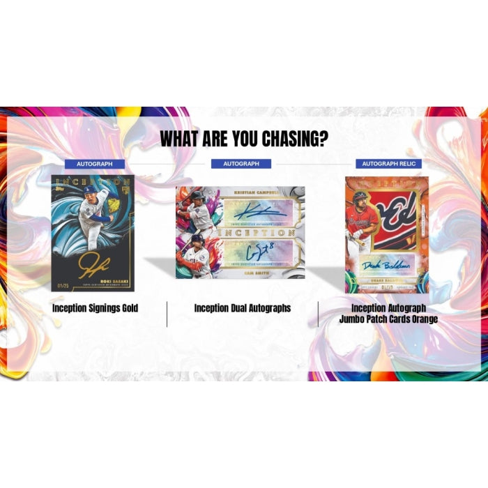 2025 Topps Inception Baseball Hobby 8-Box Case