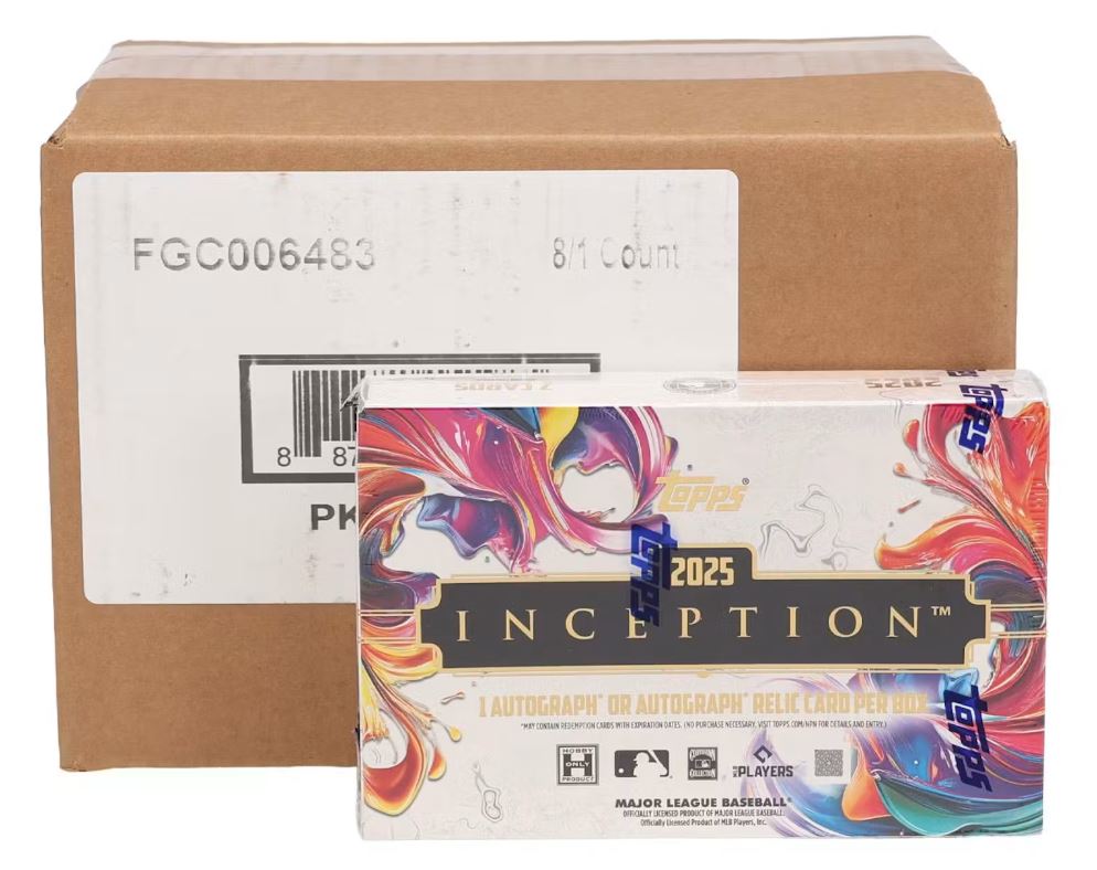 2025 Topps Inception Baseball Hobby 8-Box Case
