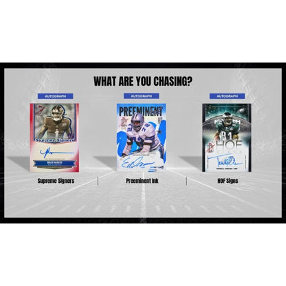 2025 Topps Signature Class Football Hobby Jumbo Box (Presell)