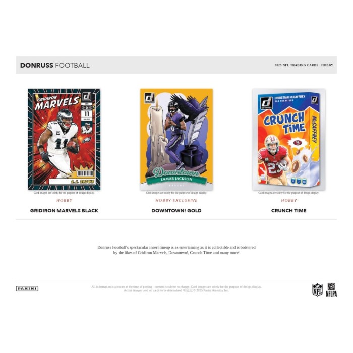 2025 Panini Donruss Football Hobby Box