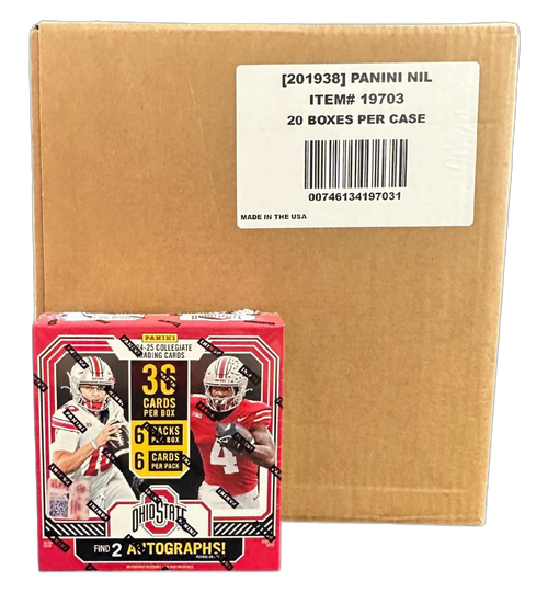 2025 Panini NIL The Ohio State University Hobby 20-Box Case