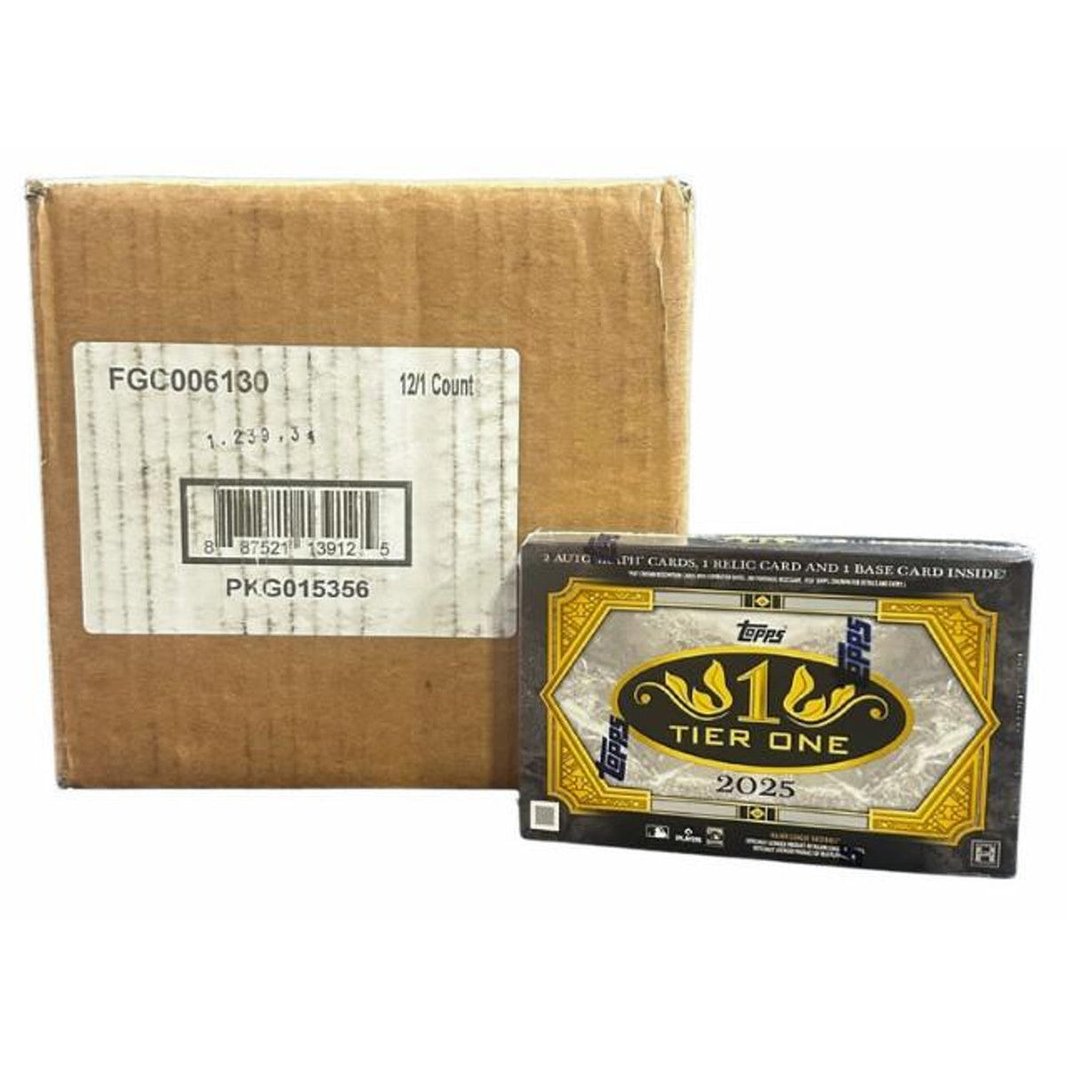 2025 Topps Tier One Baseball Hobby 8-Box Case
