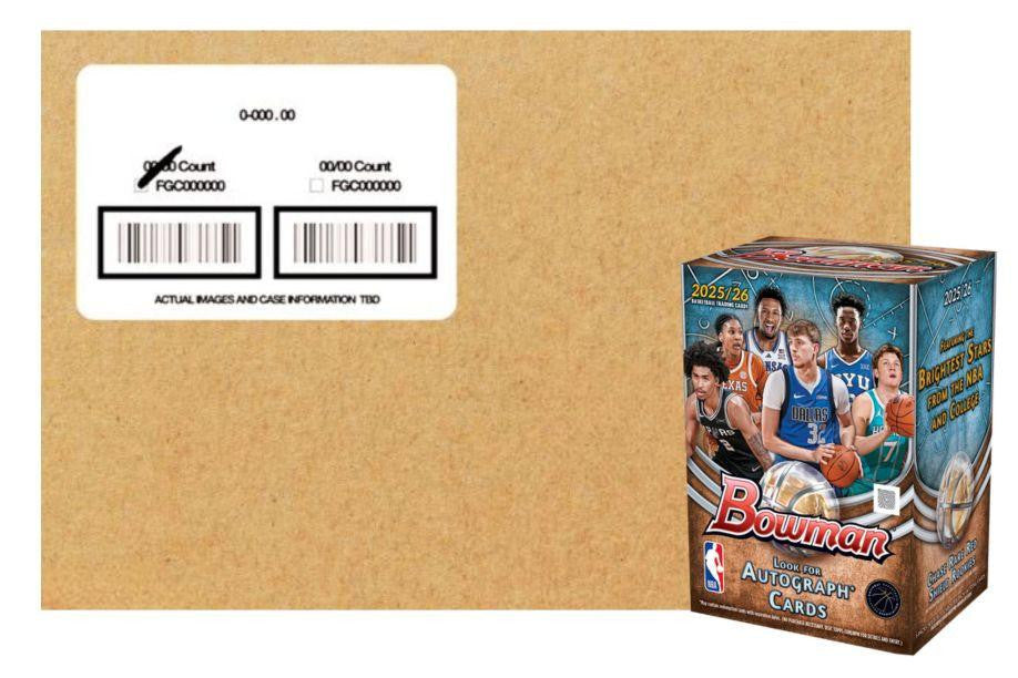 2025/26 Bowman Basketball Blaster 40-Box Case (Presell)