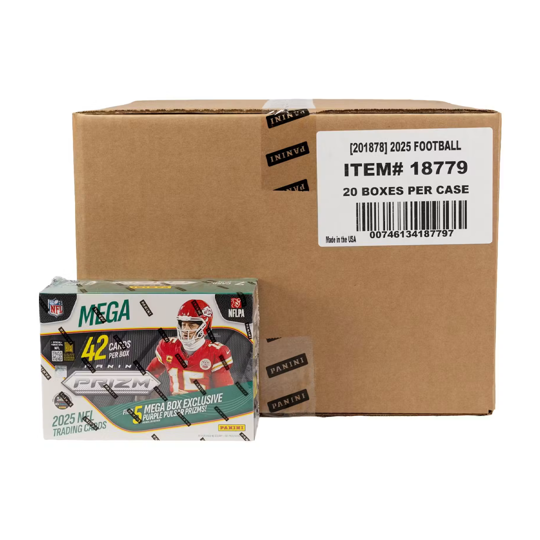 2025 Panini Prizm Football  Mega 20-Box Case