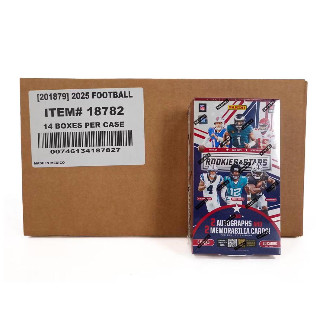 2025 Panini Rookies & Stars Football Hobby 14-Box Case