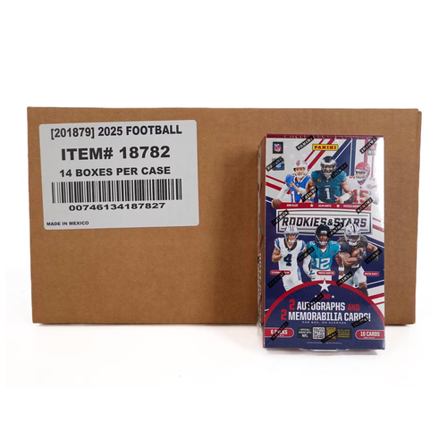 2025 Panini Rookies & Stars Football Hobby 14-Box Case