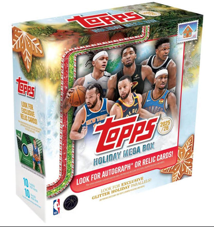 2025/26 Topps Holiday Basketball Mega 20-Box Case