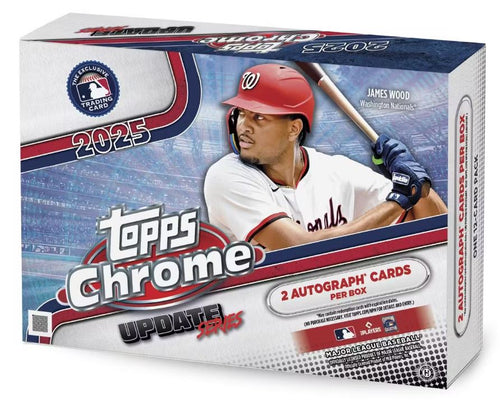 2025 Topps Chrome Update Series Baseball Breaker Delight Box