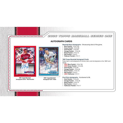 2026 Topps Series 1 Baseball Fat Pack 108-Pack Case