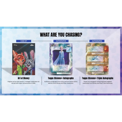 2026 Topps Disney Chrome Hobby Box (Presell)