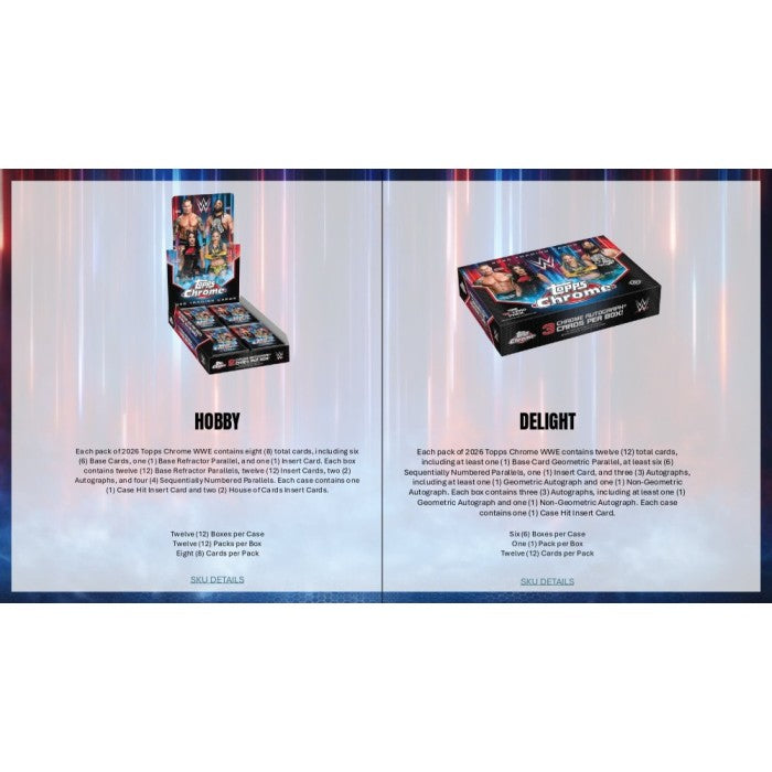 2026 Topps Chrome WWE Wrestling Blaster 40-Box Case