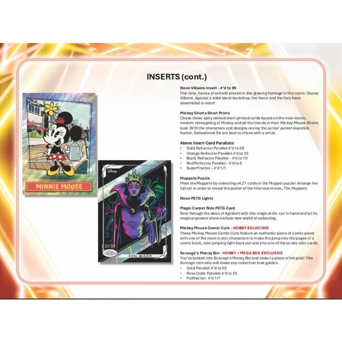 2026 Topps Disney Neon Blaster 40-Box Case