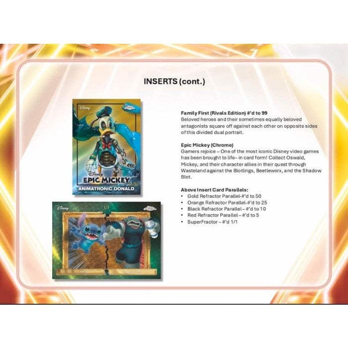 2026 Topps Disney Neon Blaster 40-Box Case