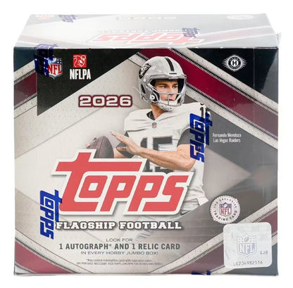 2026 Topps Football Hobby Jumbo 6-Box Case (Presell)