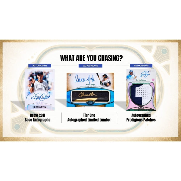 2026 Topps Tier One Baseball Hobby Box