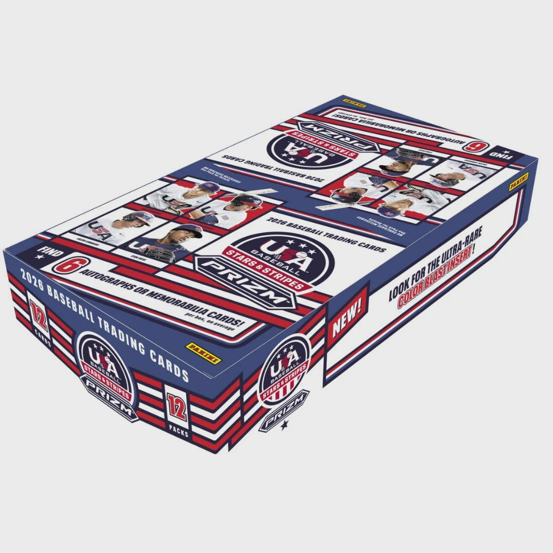 2026 Panini Prizm Stars & Stripes USA Baseball Hobby Box