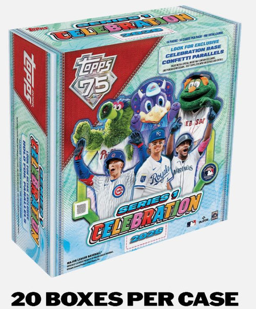 2026 Topps Series 1 Baseball Celebration Mega 20-Box Case (Presell)