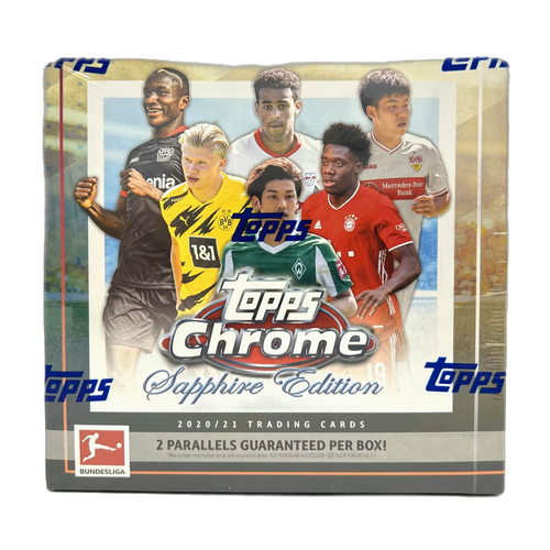 2020-21 Topps Chrome Bundesliga Soccer Sapphire Edition Hobby Box