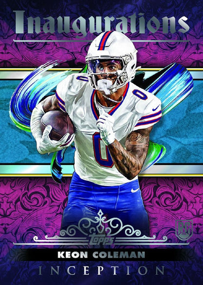 2024 Topps Inception Football Hobby Box