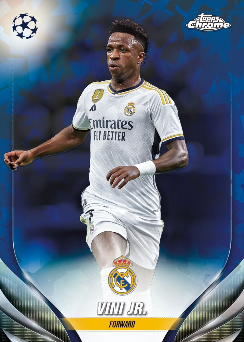 2023/24 Topps Chrome UEFA Club Competitions Sapphire Edition Soccer Box