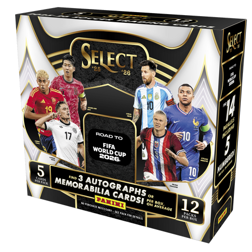 2025/26 Panini Select Road To FIFA World Cup 2026 Soccer Hobby Box