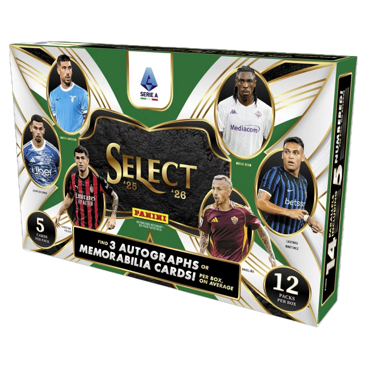 2025/26 Panini Select Serie A Soccer Hobby Box