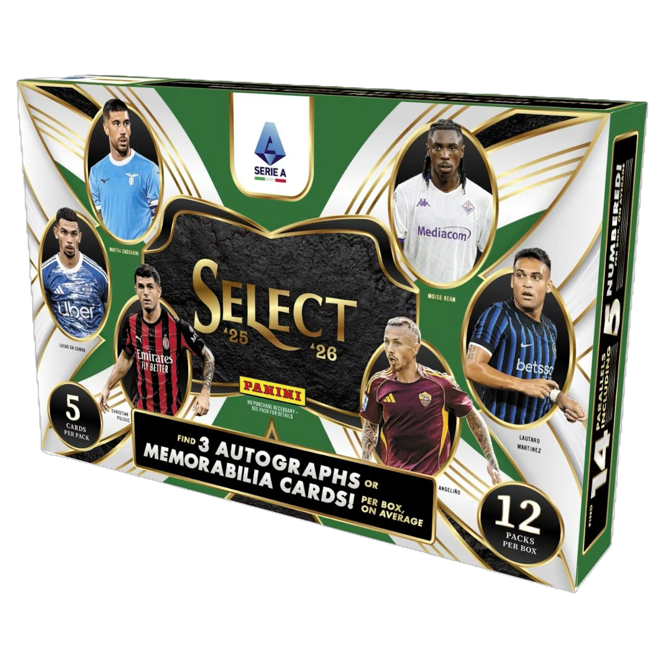 2025/26 Panini Select Serie A Soccer Hobby Box