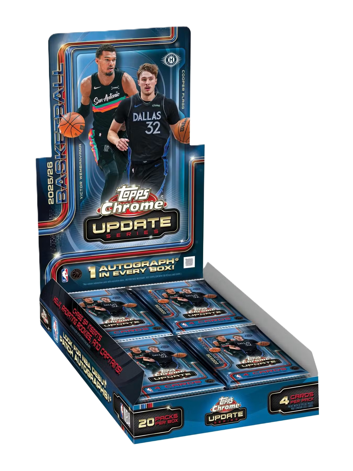 2025/26 Topps Chrome Update Series Basketball Hobby Box