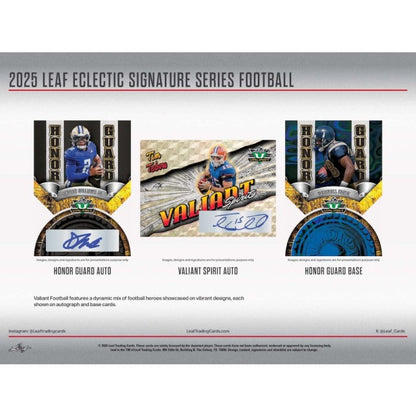 2025 Leaf Eclectic Signature Series Football Hobby Box