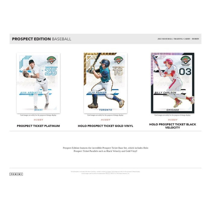 2025 Panini Prospect Edition Baseball Hobby Box