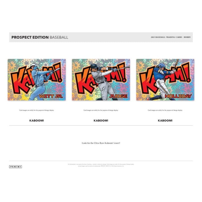 2025 Panini Prospect Edition Baseball Hobby Box