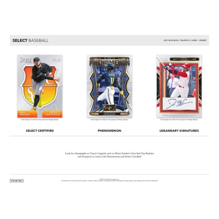 2025 Panini Select Baseball Hobby Box (Presell)