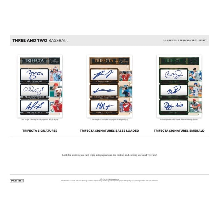 2025 Panini Three and Two Baseball Hobby Box