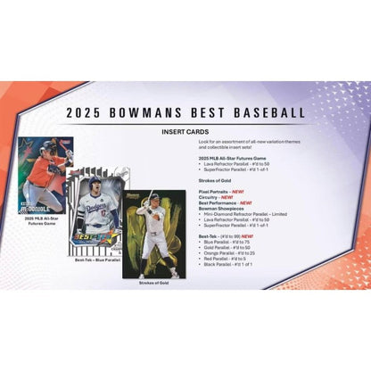 2025 Bowman's Best Baseball Hobby 8-Box Case