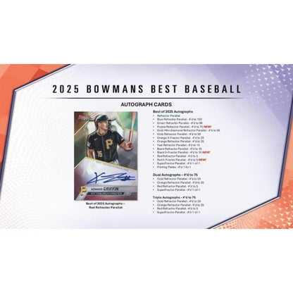 2025 Bowman's Best Baseball Hobby Box