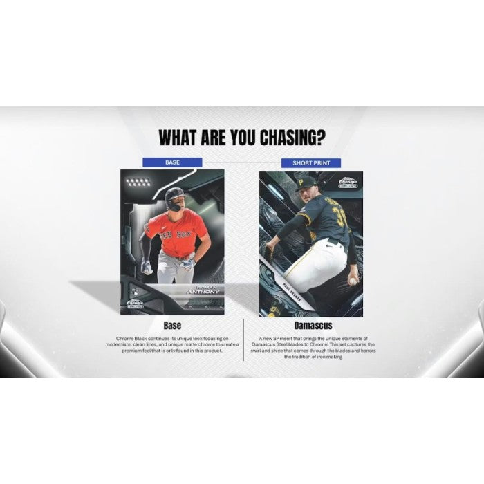 2026 Topps Chrome Black Baseball Hobby Box