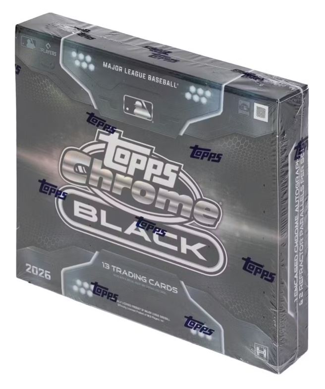 2026 Topps Chrome Black Baseball Hobby Box