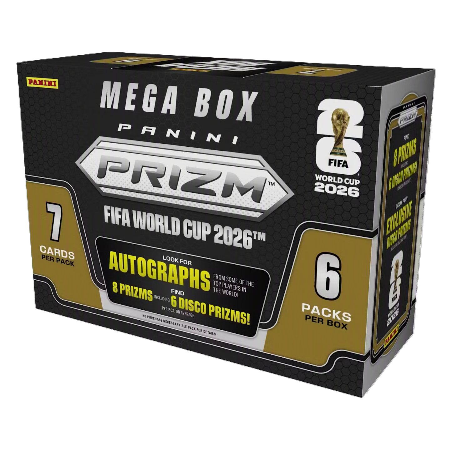 2026 Panini Prizm FIFA World Cup Soccer Hobby Mega Box