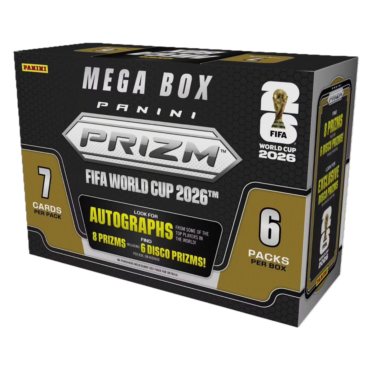 2026 Panini Prizm FIFA World Cup Soccer Hobby Mega Box