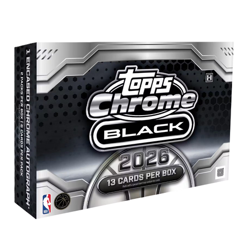 2025/26 Topps Chrome Black Basketball Hobby 8-Box Case