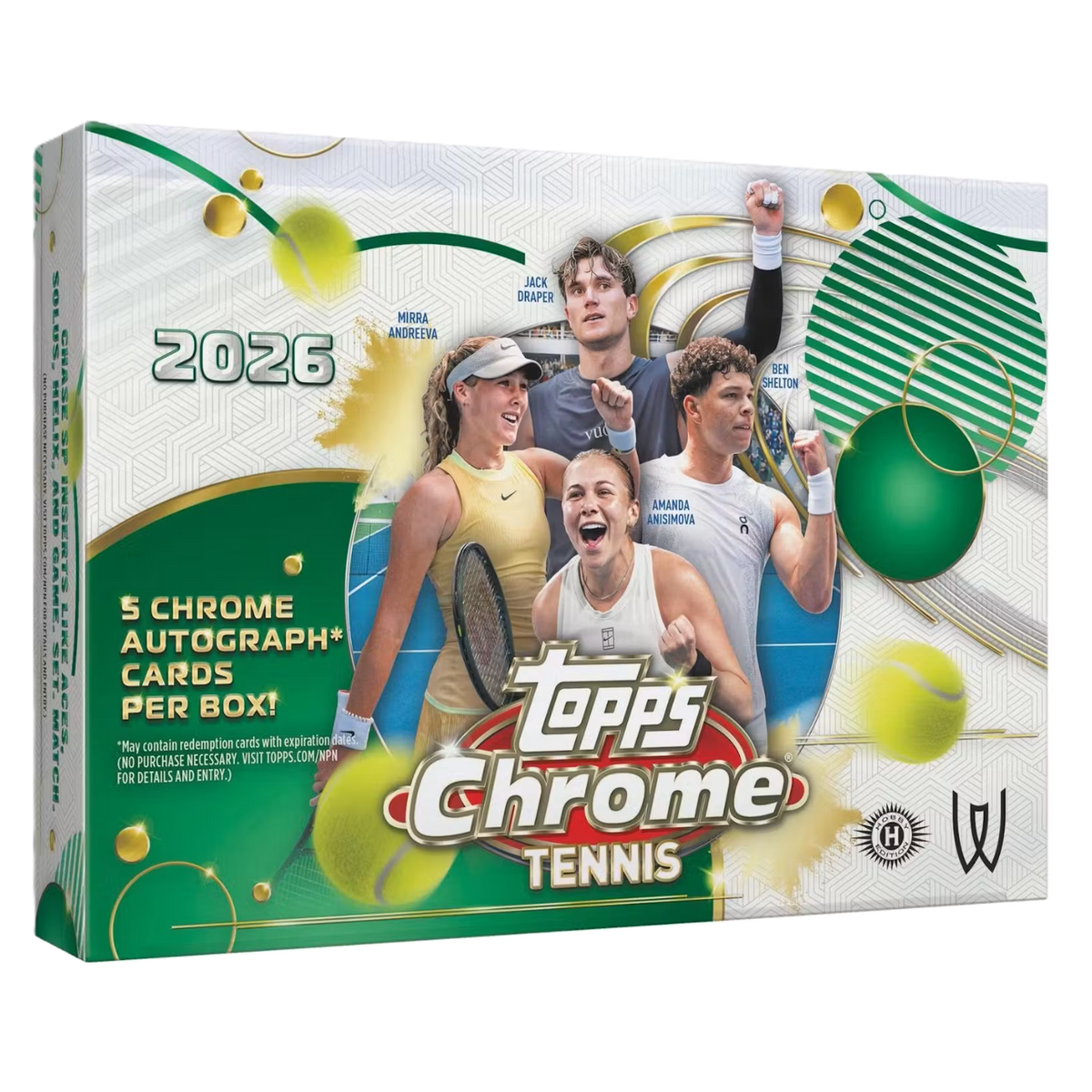 2026 Topps Chrome Tennis Delight Box