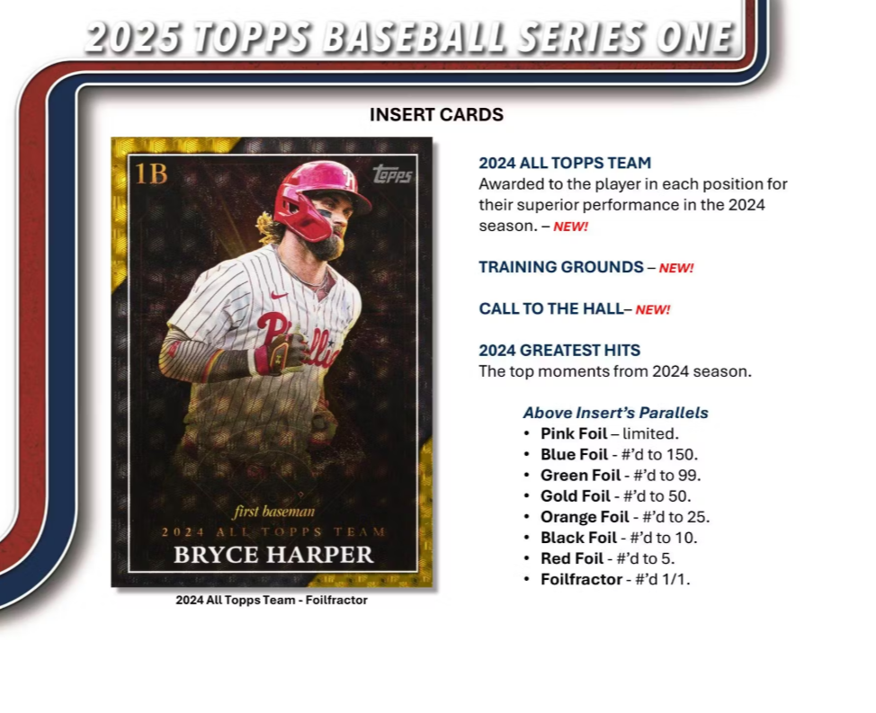 2025 Topps Series 1 Baseball Hobby Jumbo Box