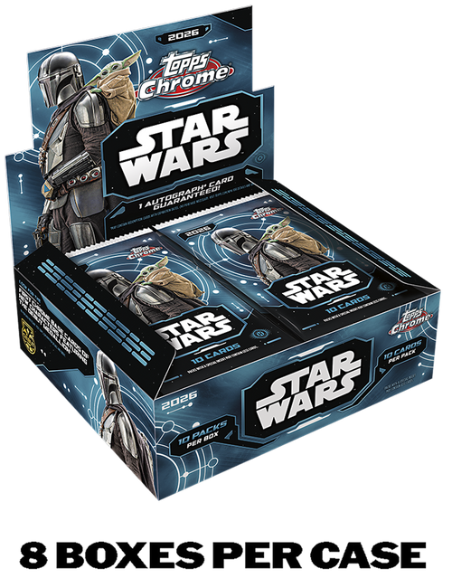2026 Topps Star Wars Chrome Hobby 8-Box Case