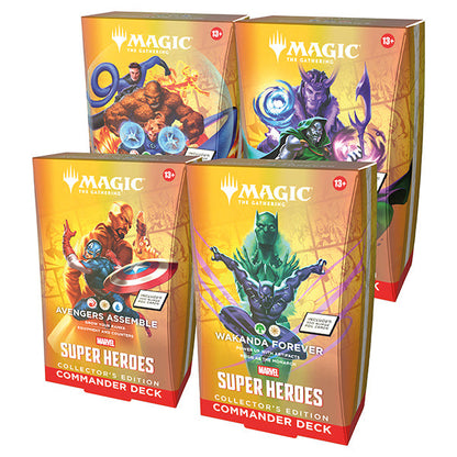 Magic the Gathering - Marvel Super Heroes - Commander Decks Collector Edition (Set of 4)