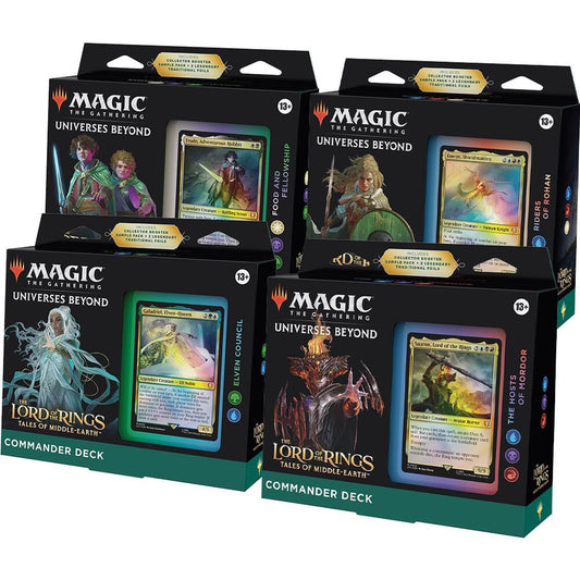 Magic the Gathering - Lord of the Rings - Commander Decks (Set of 4)