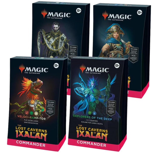 Magic the Gathering - Lost Caverns of Ixalan - Commander Deck Case (Set of 4)